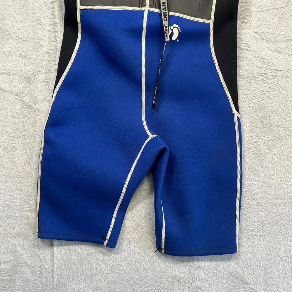 Hang Ten Shorty Wetsuit Youth Blue Black 3/2mm Neoprene Spring Suit XL